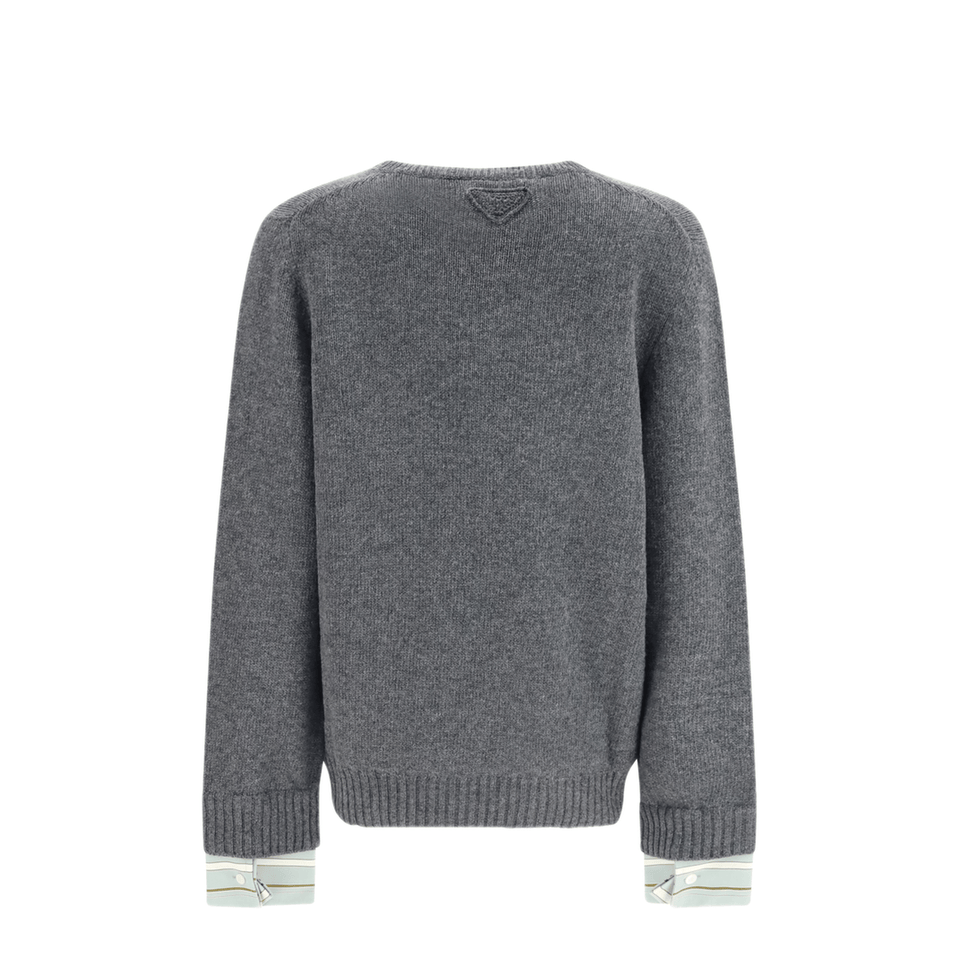 Prada Crewneck Wool Sweater