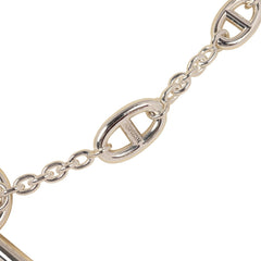 Hermes Farandole Rope Necklace 120 cm Sterling Silver Hardware