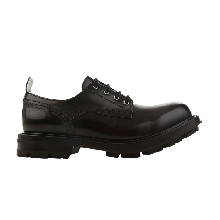 Alexander McQueen Ridged Sole Lace-Up Black