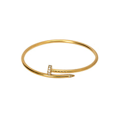 Cartier Juste Un Clou Bracelet Small Model With Diamonds Size: 15