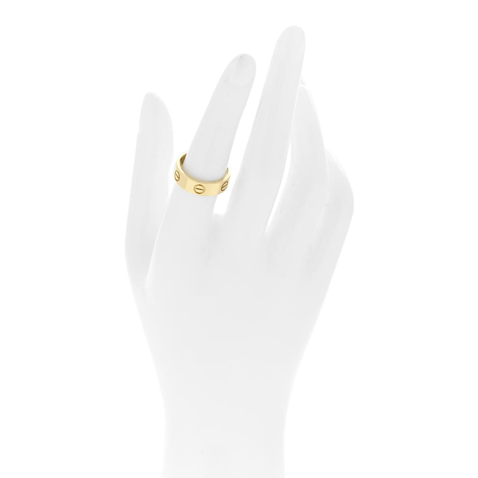 Cartier 18K Yellow Gold 5.5 mm LOVE Ring 53 6.25