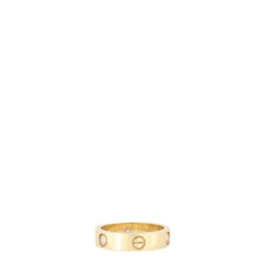 Cartier Love Ring Classic 18k Yellow Gold 3 Diamonds
