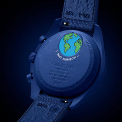OMEGA Swatch x Omega Bioceramic Moonswatch Mission To Earthphase Moonshine Gold