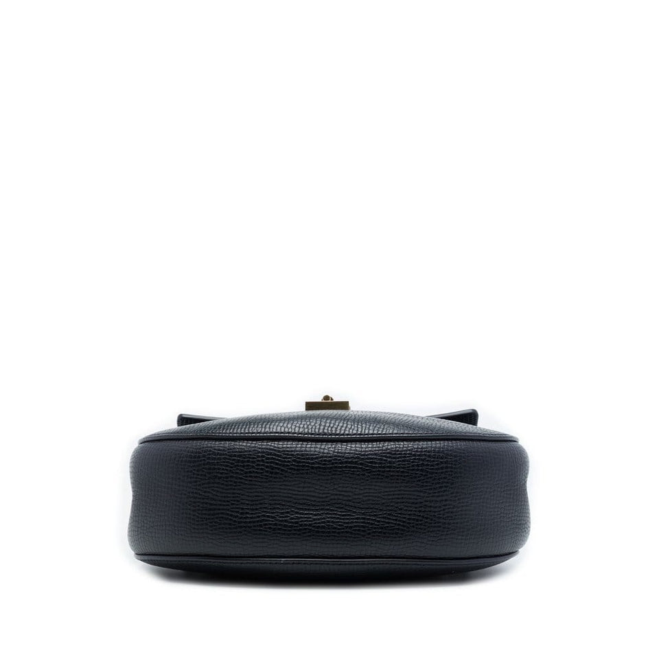 Chloé Small Bicolor Smooth and Grained Calfskin Drew Crossbody