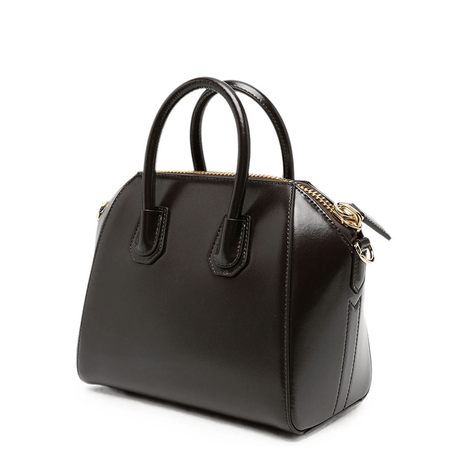 Givenchy Antigona Mini Calfskin Tote - Chocolate
