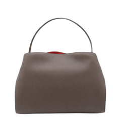 Ferragamo Hug Medium Woven Nappa Leather Handbag - Brown