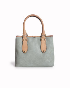 Mulberry Sage Green Pebbled Leather Small Tote Bag