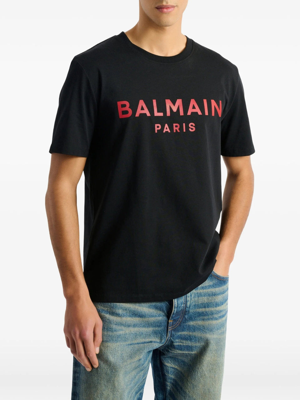 Balmain T - shirt with Balmain Paris print