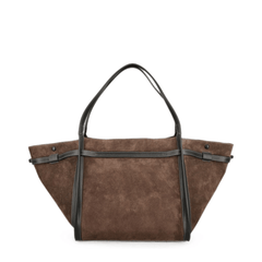 Tod's T Timeless Medium Leather Tote Bag - Brown