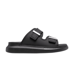 Alexander McQueen Hybrid Double Buckle Sandal Black