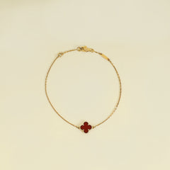 Van Cleef & Arpels 18K Rose Gold Sweet Alhambra Bracelet