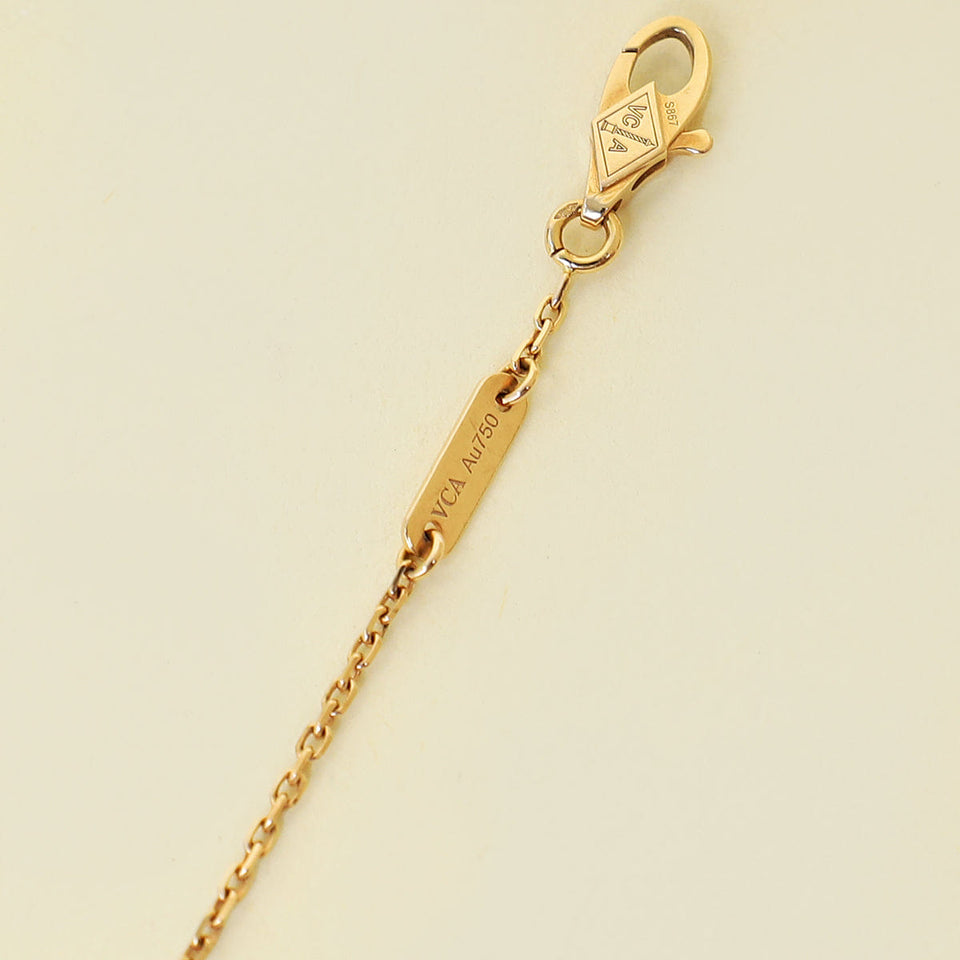 Van Cleef & Arpels 18K Rose Gold Sweet Alhambra Bracelet