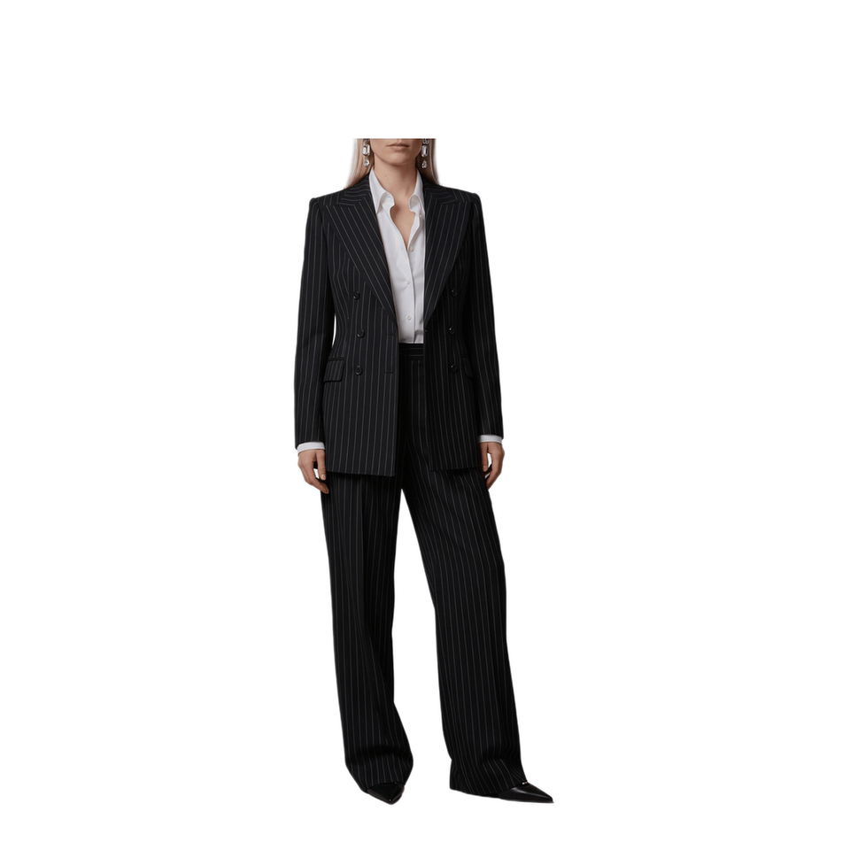 Dolce & Gabbana Double - Breasted Chalk Stripe Jacket