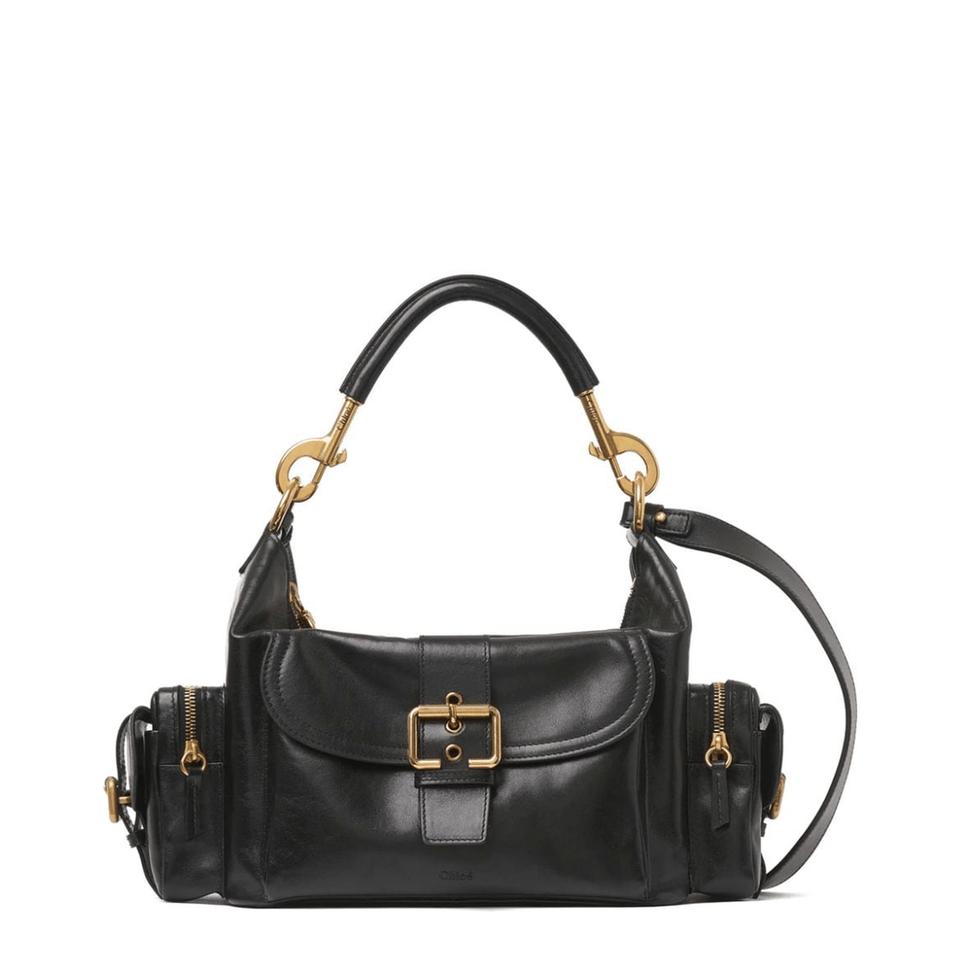 Chloé Paddington Buffalo Leather Camera Bag - Black