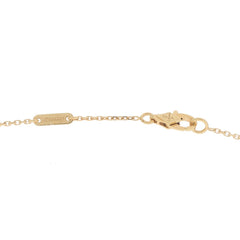 Van Cleef & Arpels 18K Yellow Gold Mother of Pearl Sweet Alhambra Pendant Necklace