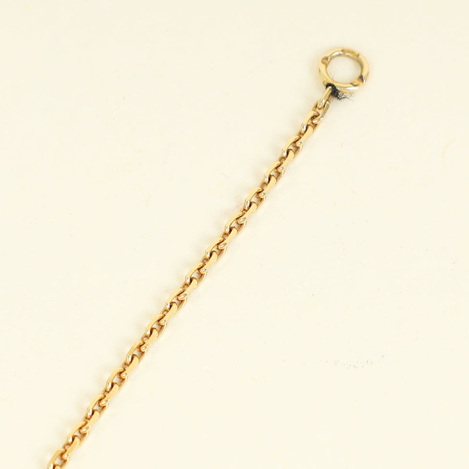 Van Cleef & Arpels 18K Yellow Gold Vintage Alhambra Pendant Necklace