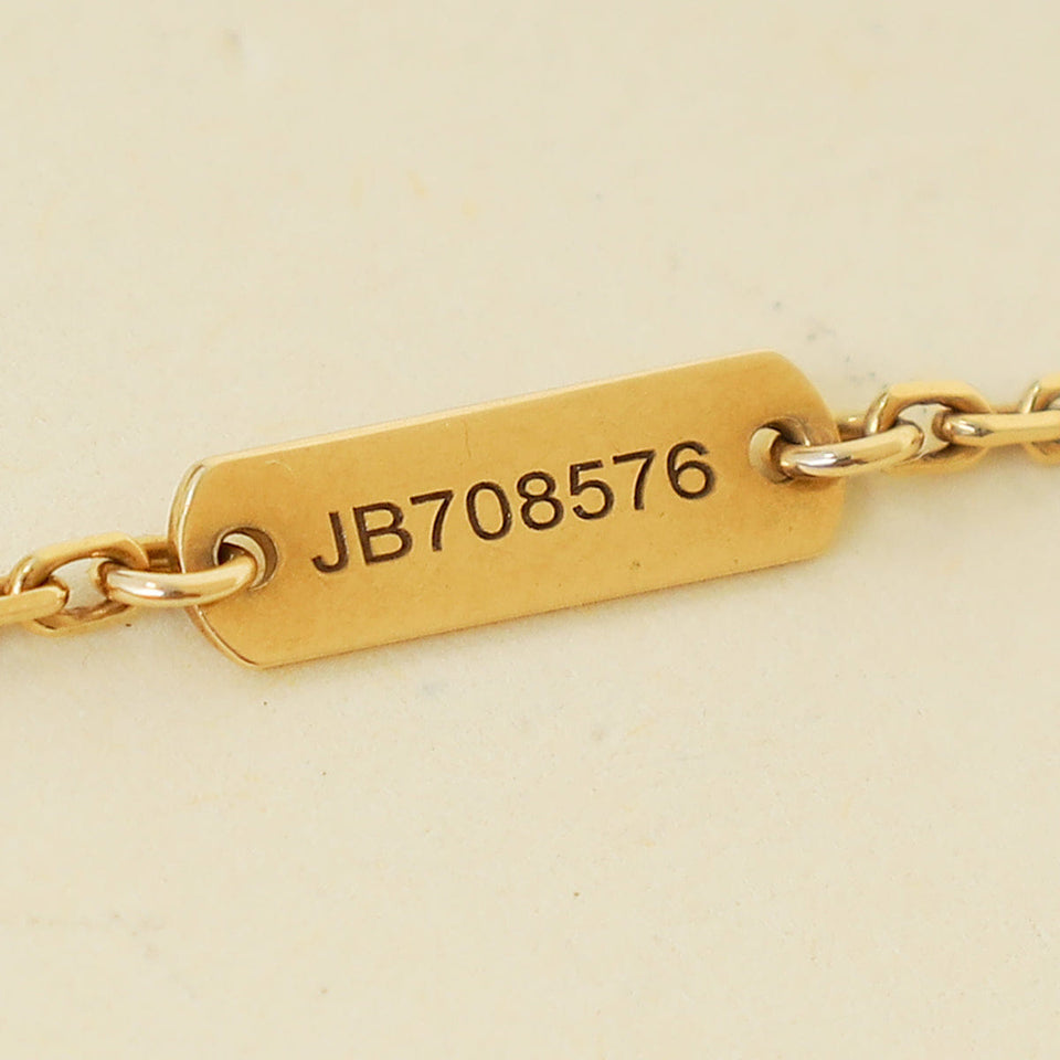 Van Cleef & Arpels 18K Yellow Gold Vintage Alhambra Pendant Necklace