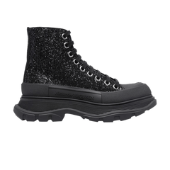 Alexander McQueen Wmns Tread Slick High 'Black Glitter'