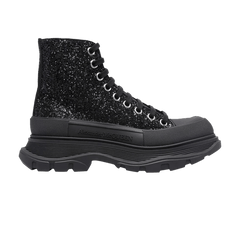 Alexander McQueen Wmns Tread Slick High 'Black Glitter'