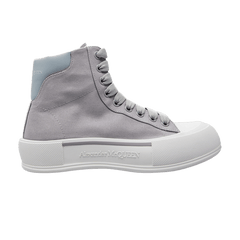 Alexander McQueen Deck Plimsoll High Grey