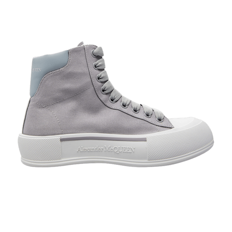 Alexander McQueen Deck Plimsoll High Grey
