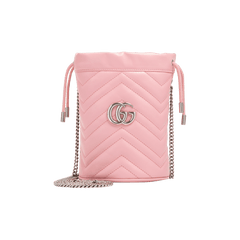 Gucci GG Marmont Mini Bucket Bag Wild Rose
