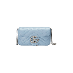 Gucci GG Marmont Super Mini Bag Pastel Blue