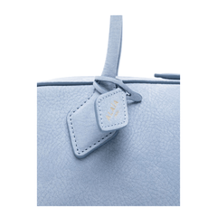 Alaia Le Teckel Medium Cotton Shoulder Bag - Bleu Denim