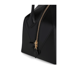 Alaia Le Bouledogue Medium Calfskin Shoulder Bag - Noir