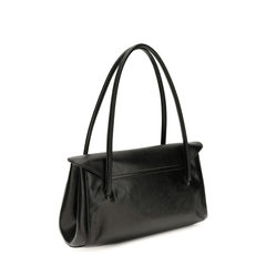 Marni East West Calf Leather Shoulder Bag - Black