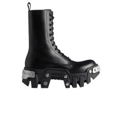 Balenciaga Bulldozer Lace-up Boot Black