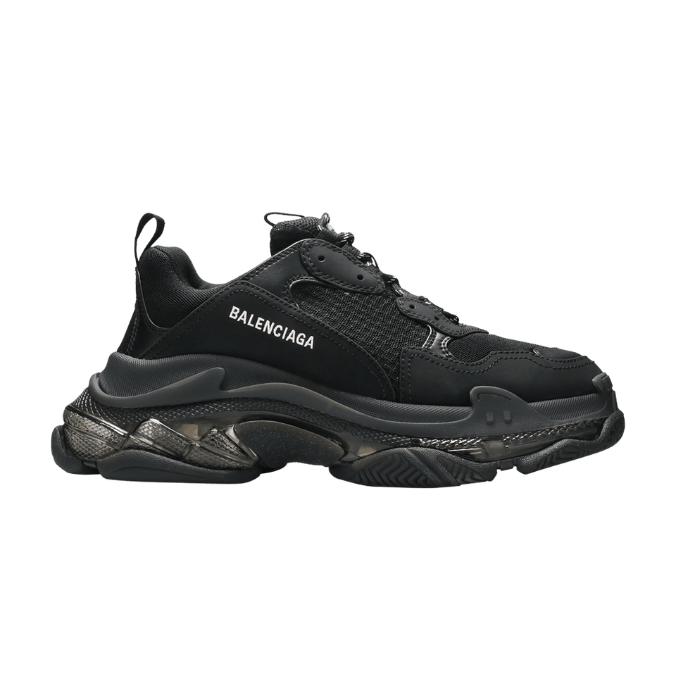 Balenciaga Triple S Sneaker Clear Sole - Black