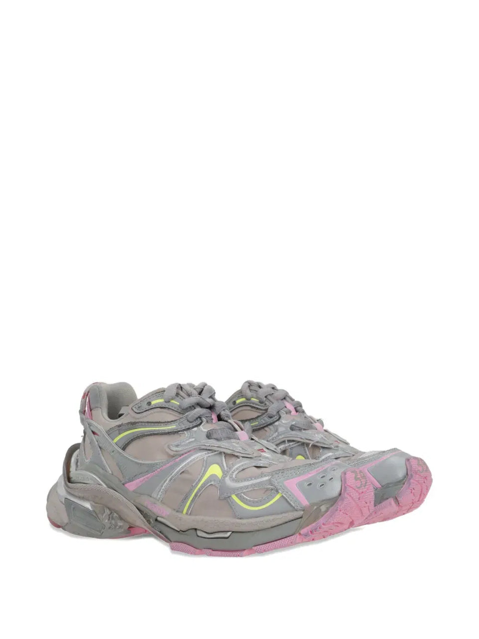Runner 2.0 lace-up panelled sneakers
