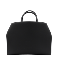 Ferragamo Hug Leather Briefcase - Black