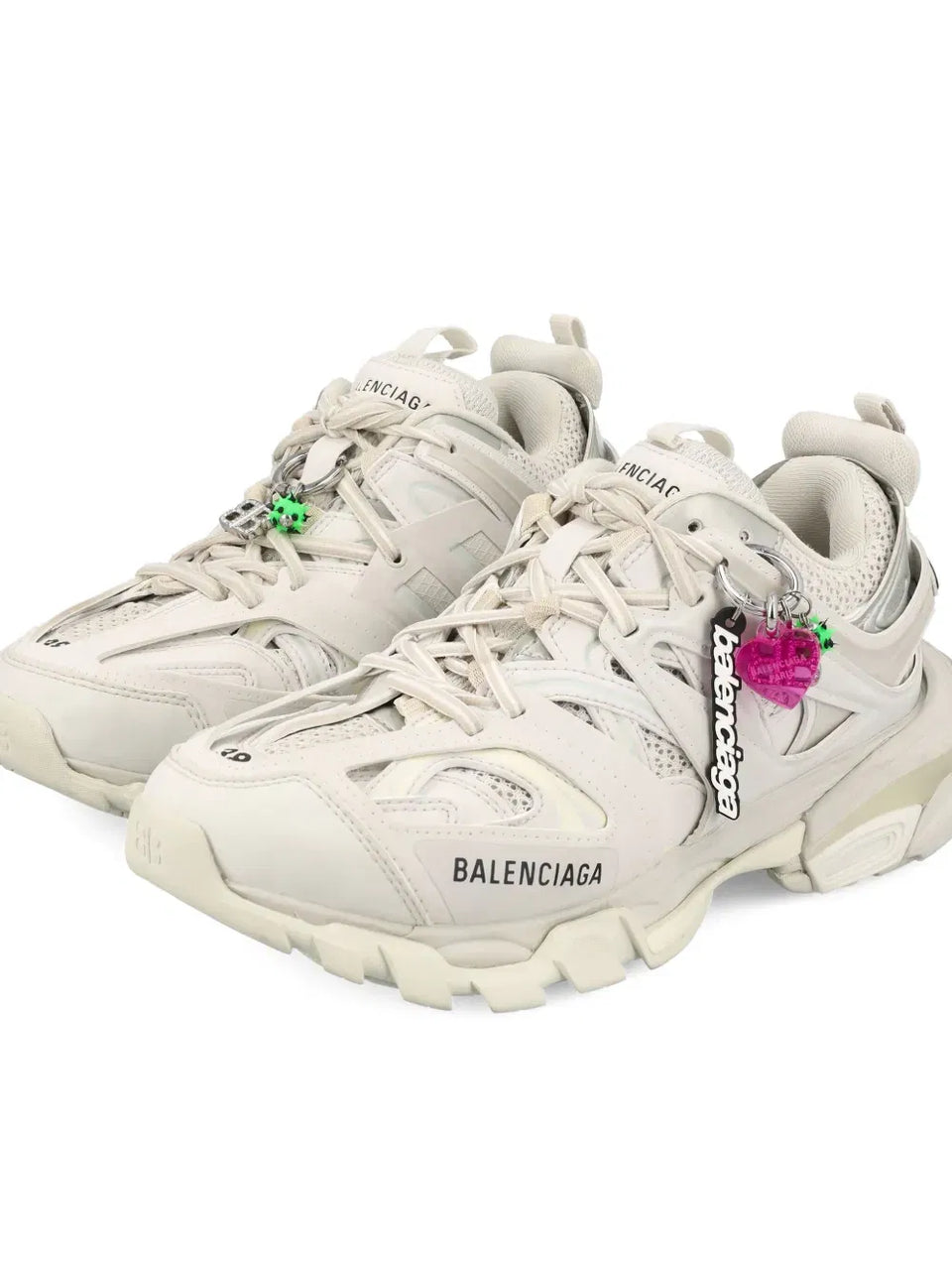 layered track sneakers
