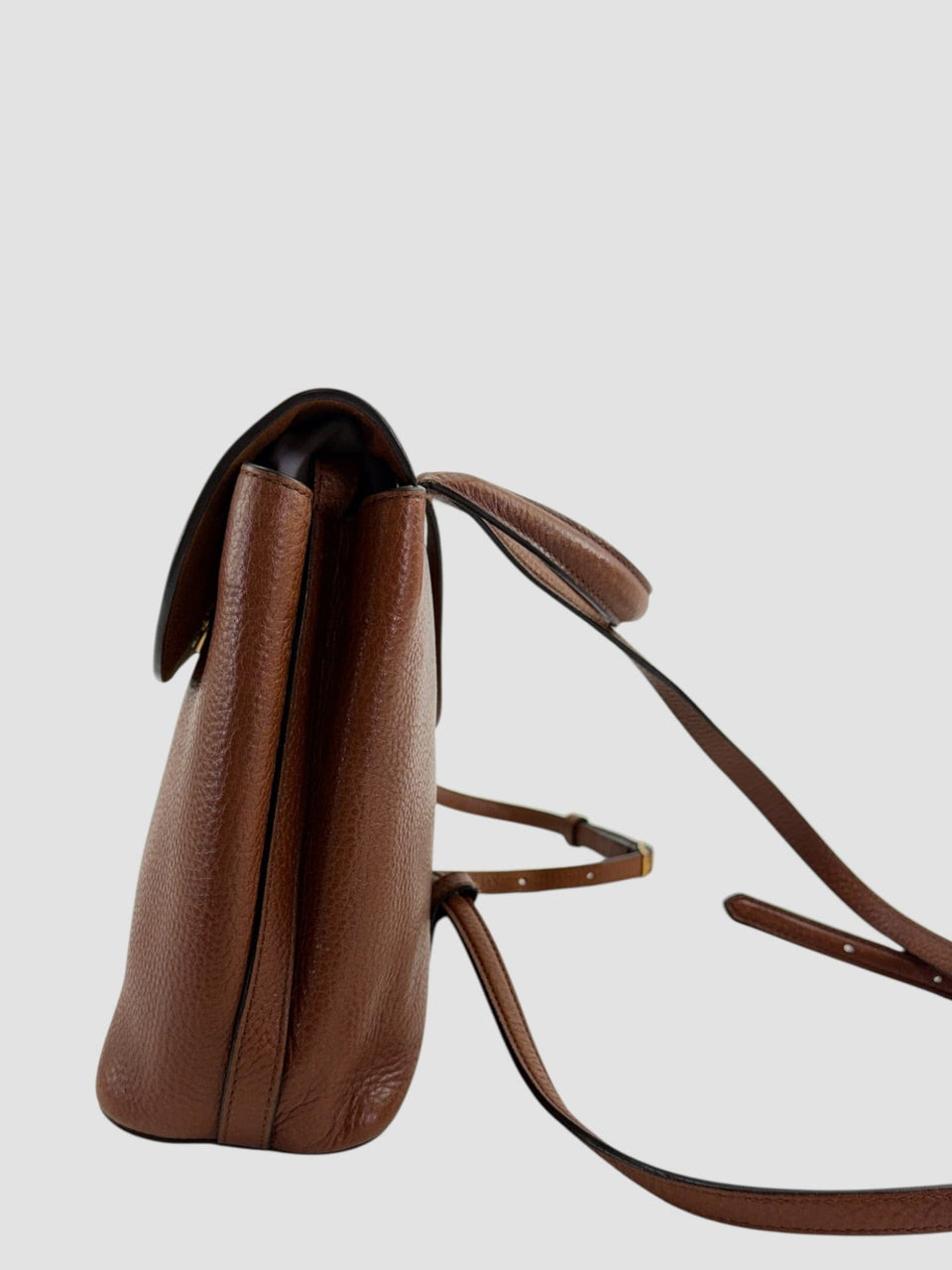 Mulberry Oak Leather Mini Bayswater Backpack