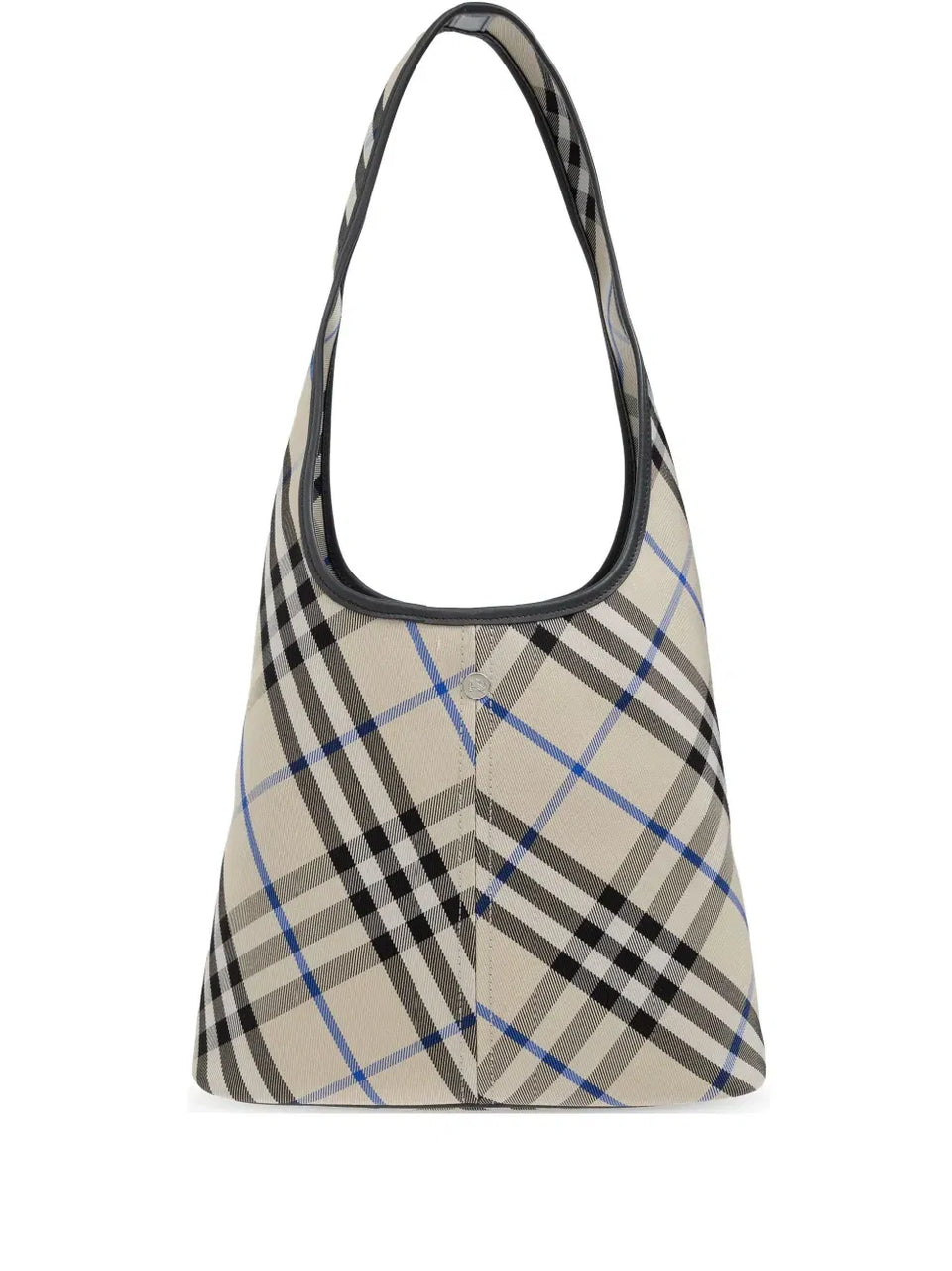Check-pattern tote bag