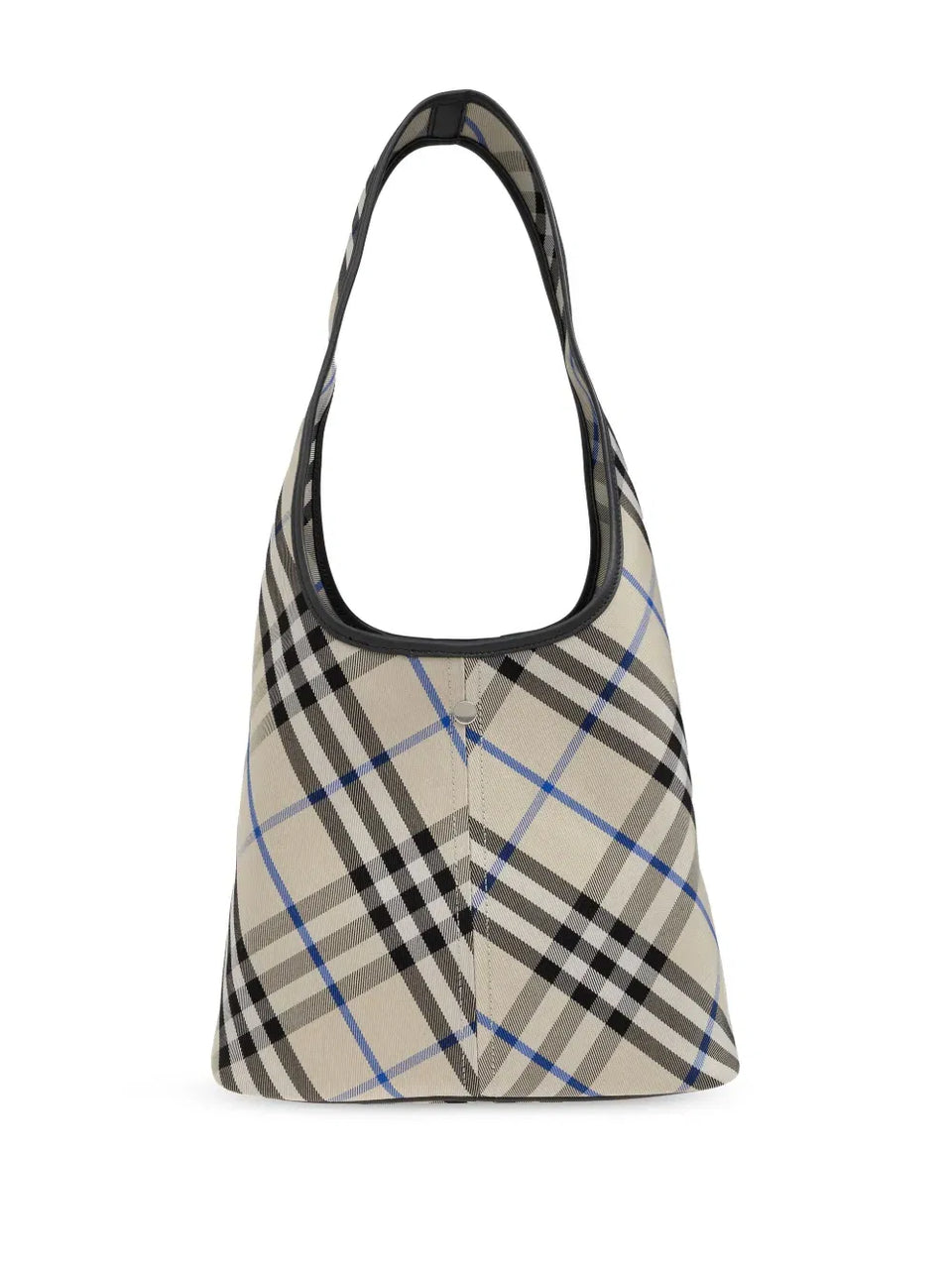 Check-pattern tote bag