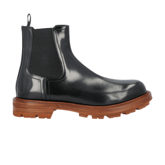 Alexander McQueen Chelsea Boot Black Cedar Brown