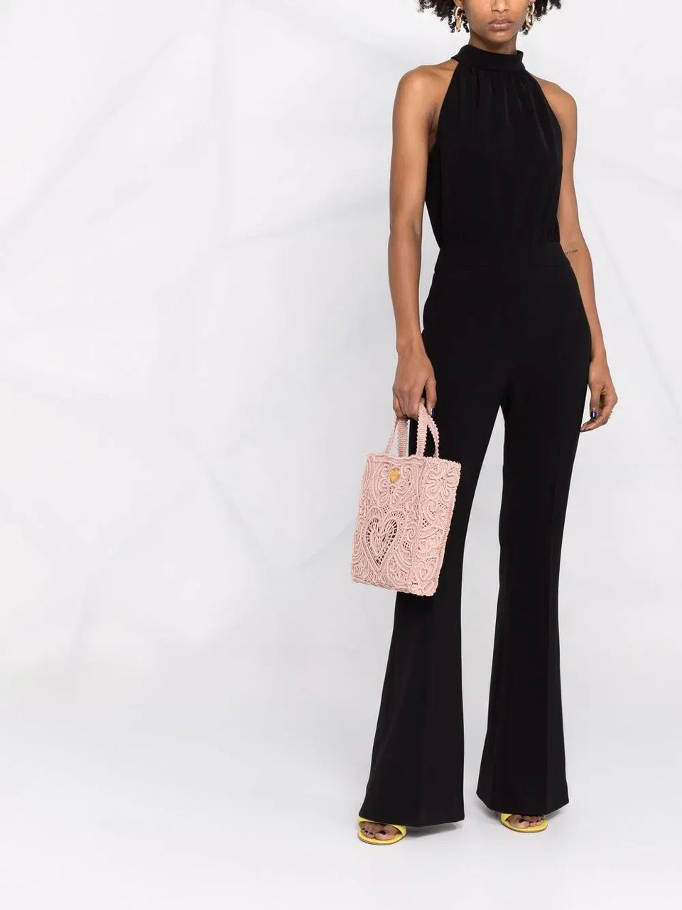 small Beatrice cordonetto-lace tote bag