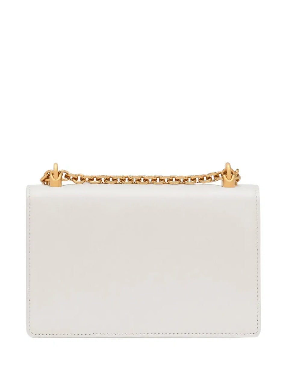 logo-plaque lambskin crossbody bag