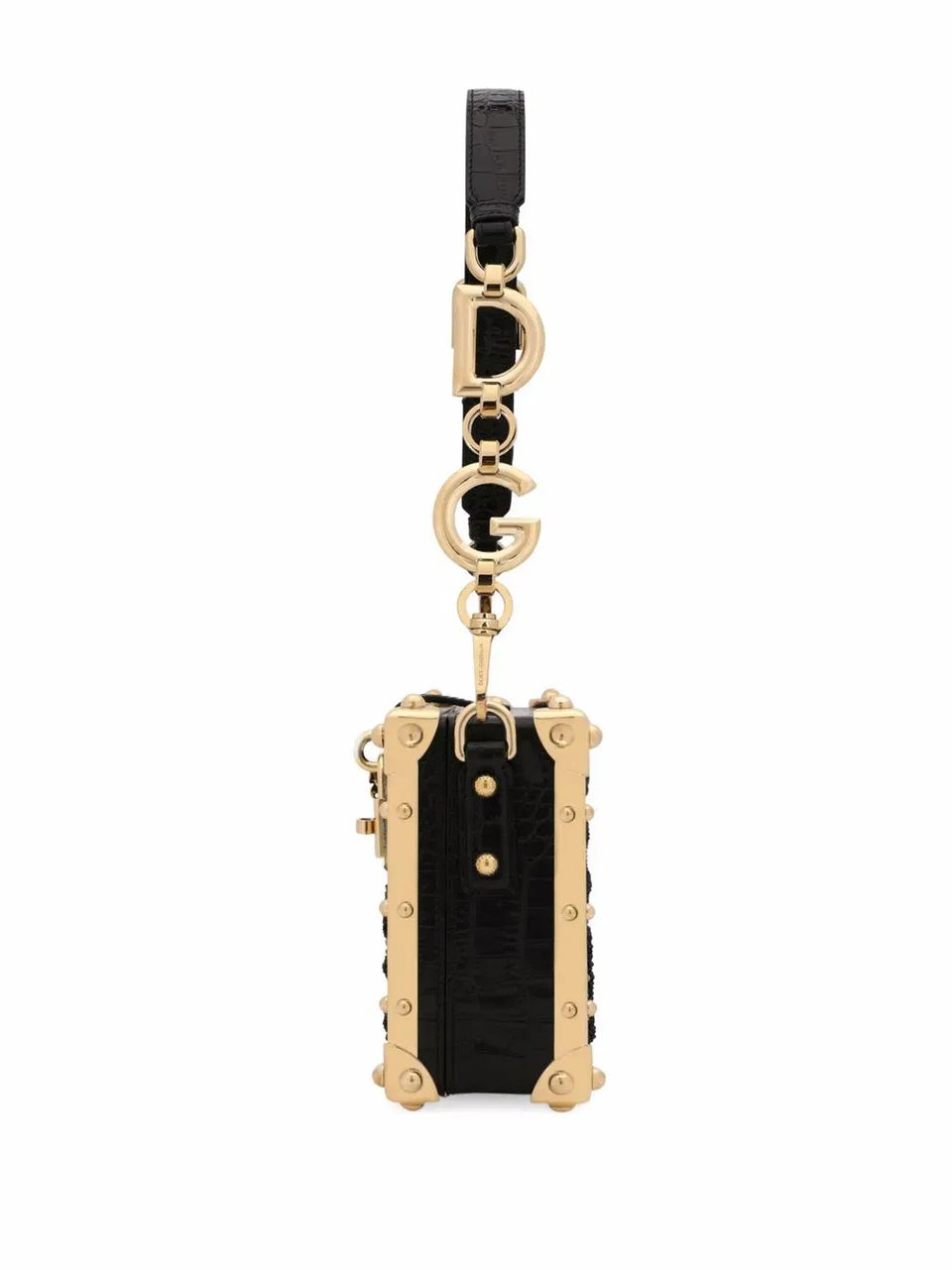 Satin Dolce Box top-handle bag