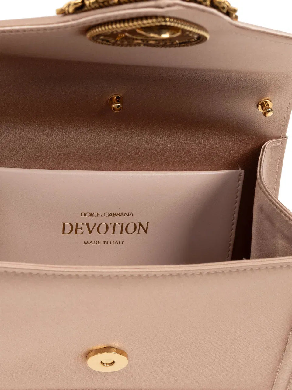 small Devotion satin tote bag