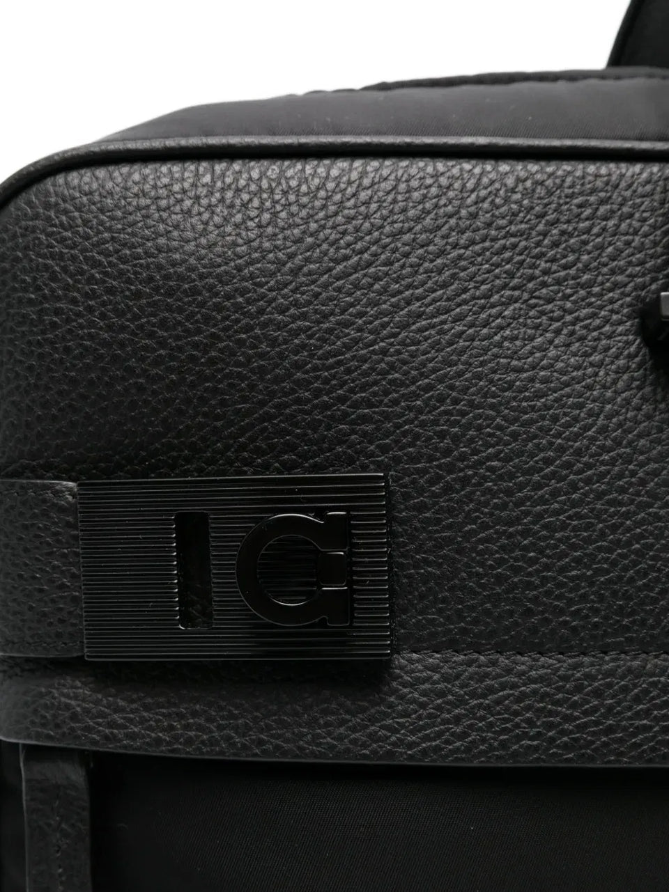 Gancini-motif laptop bag