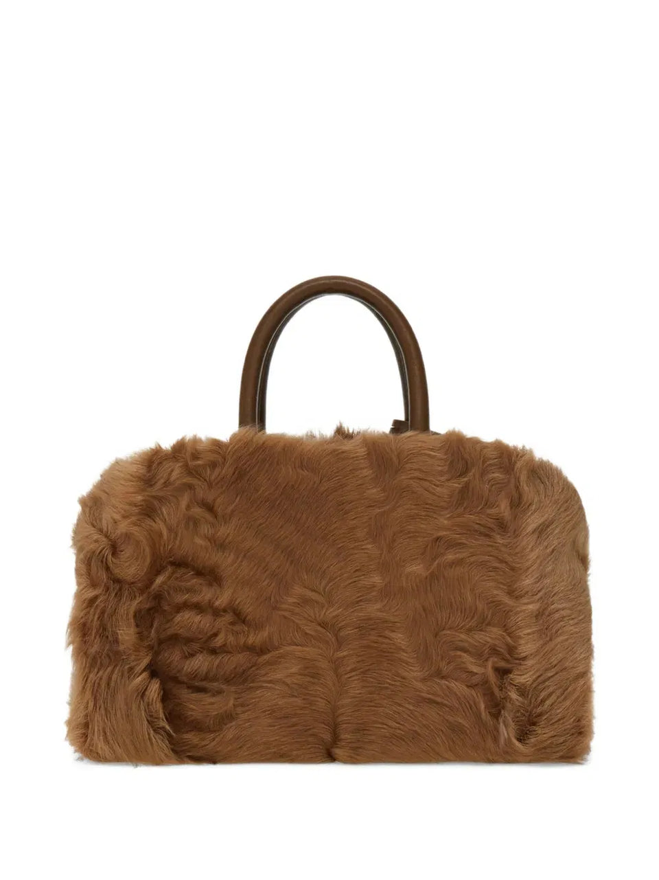 mini Hug shearling buckle cross body bag