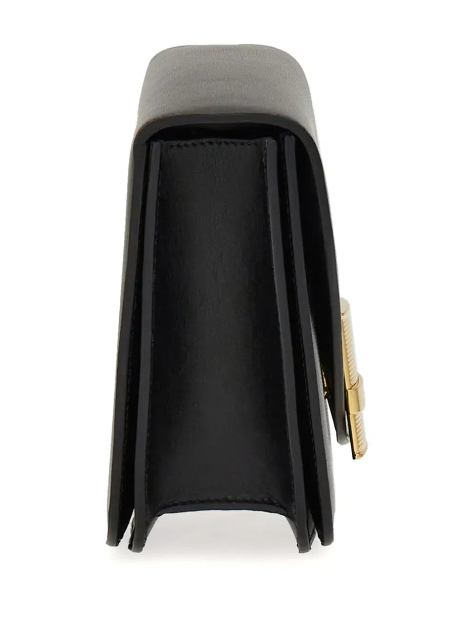 small Asymmetric leather crossbody bag