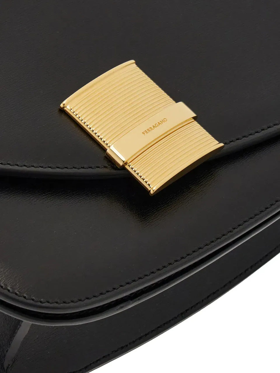 small Asymmetric leather crossbody bag