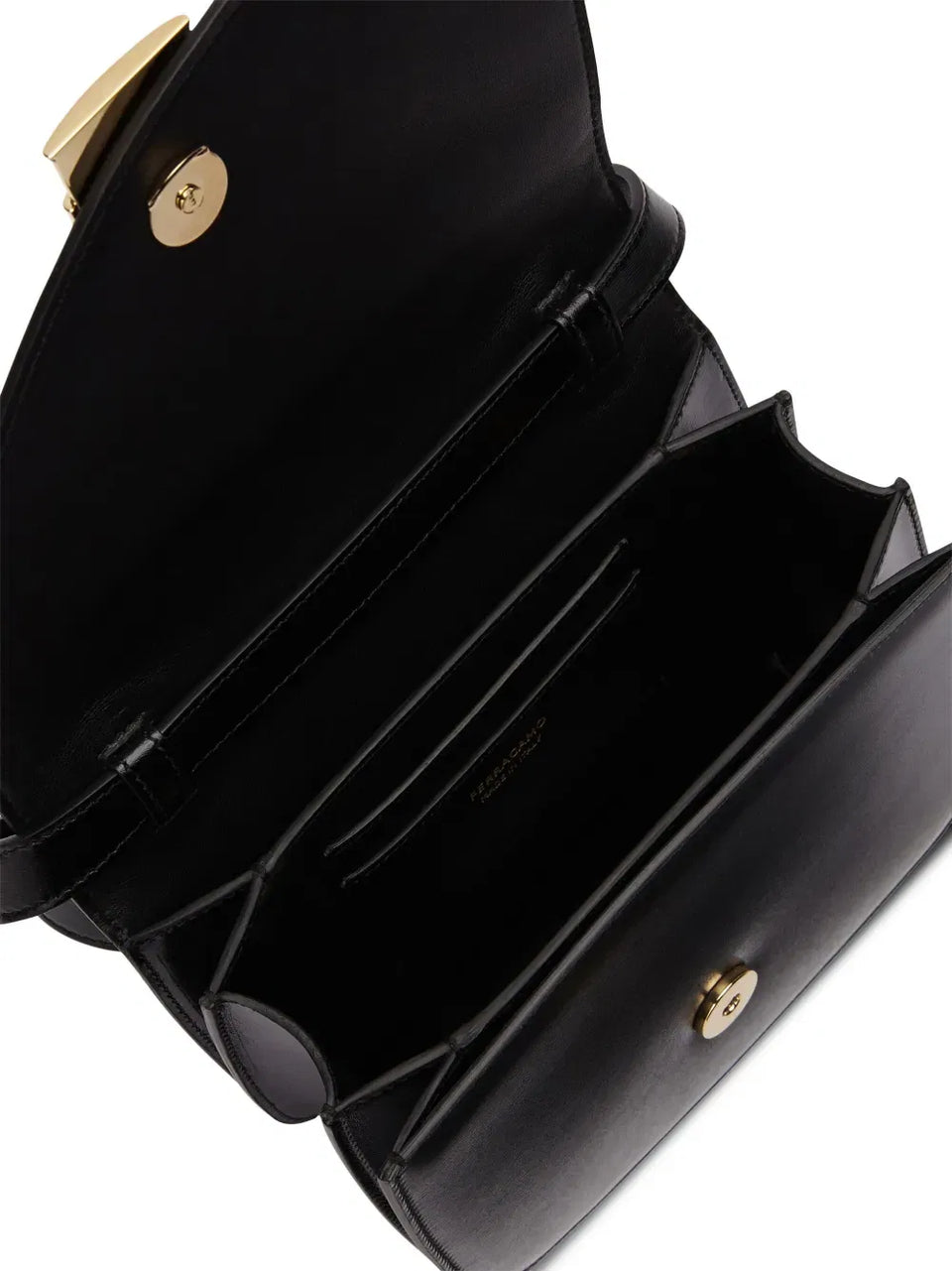 small Asymmetric leather crossbody bag
