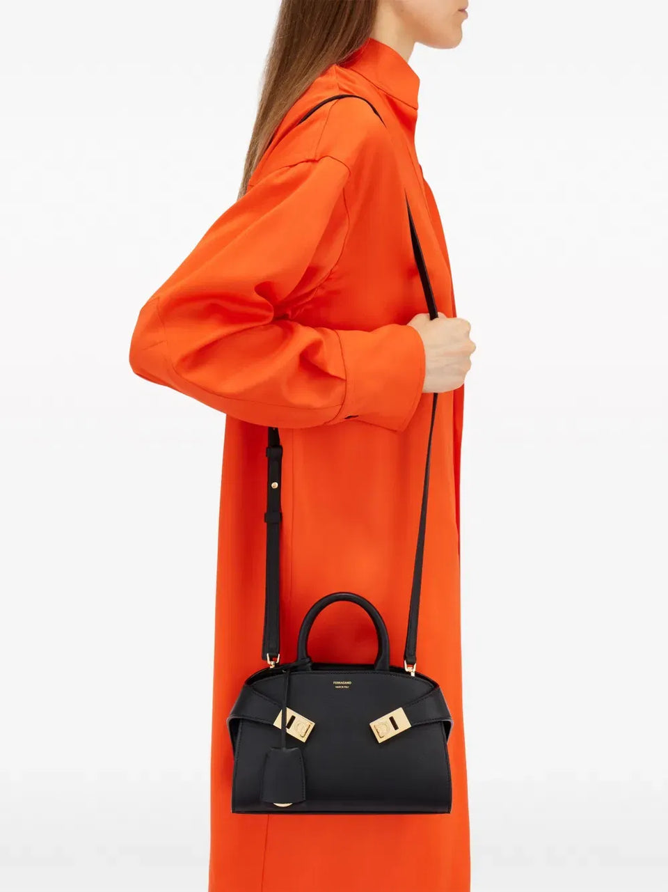 Hug leather mini bag
