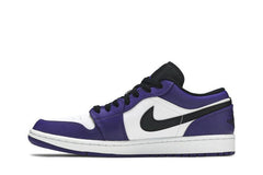 JORDAN 1 LOW COURT PURPLE WHITE